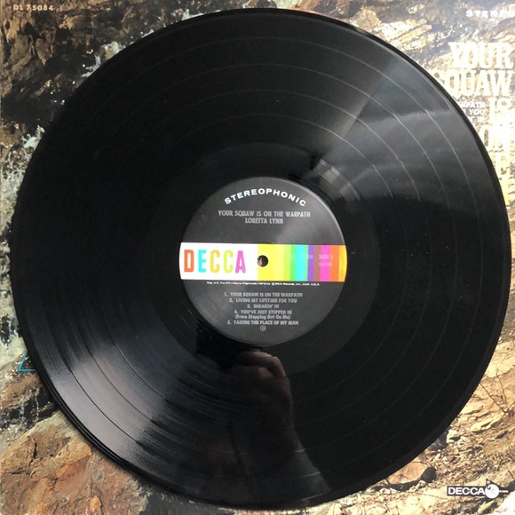 Loretta Lynn Your Squaw Is On The Warpath Vinyl Lp '69 - Picture 5 of 8